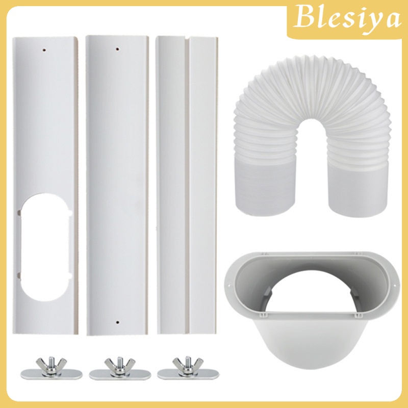 [BLESIYA] AC Vent Slide Kit Window Seal Plate Kit for Mobile Air Conditioner Unit Door