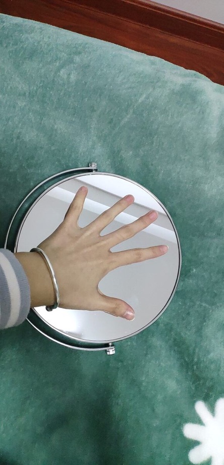 Gương soi trang điểm để bàn cao cấp 2 mặt