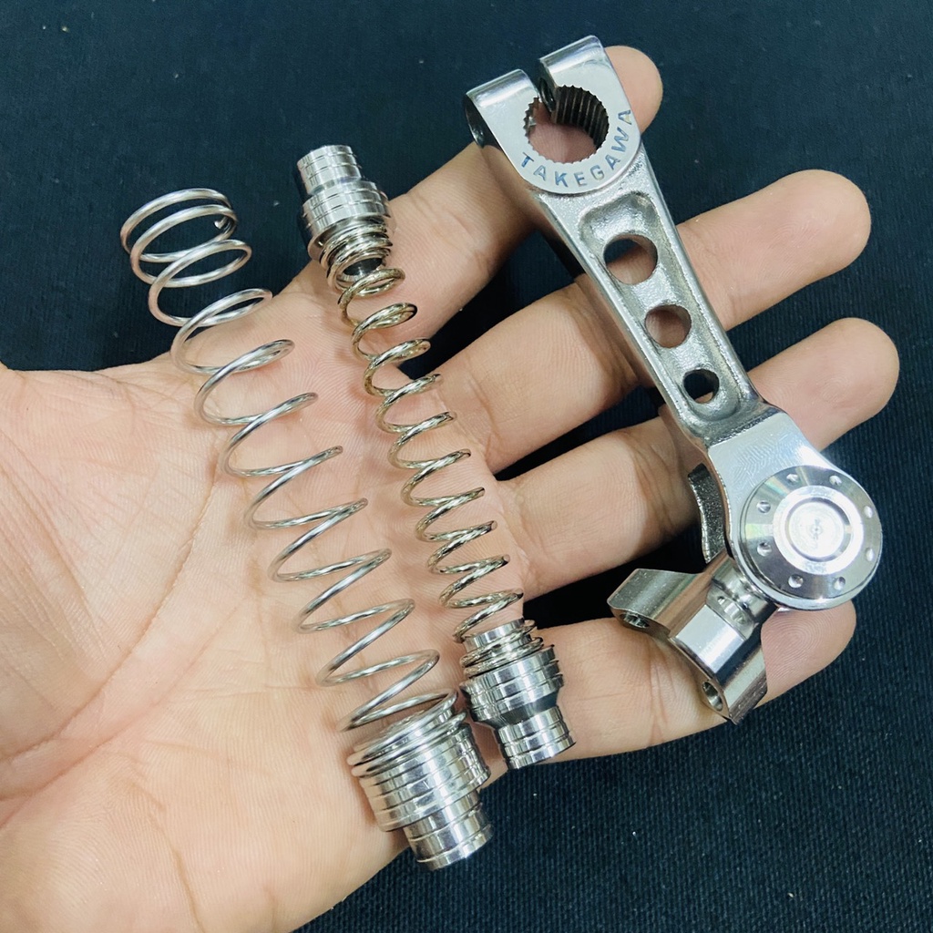 Bát thắng càng thắng Takegawa chất liệu inox đặc sử dụng cho WAVE, DREAM, FUTURE, SIRIUS, VARIO