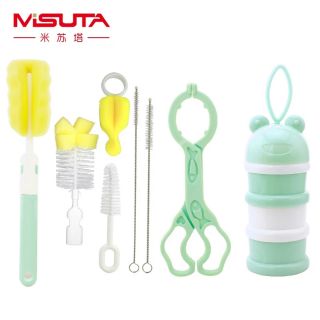 Dụng cụ vệ sinh bình sữa (combo 8 món)