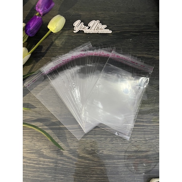 50 TÚI DÁN MIỆNG ĐỰNG BÌA NAIL BOX SIZE 9 x 14cm