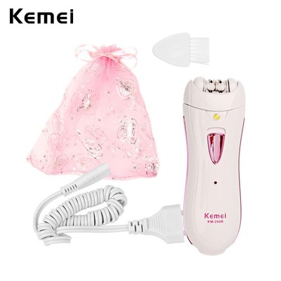Máy làm sạch lông Kemei KM-290R chạy điện tiện dụng cho nữ giới