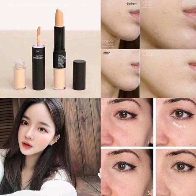 Che Khuyết Điểm Hai Đầu Concealer Dual Veil ( MẪU MỚI)