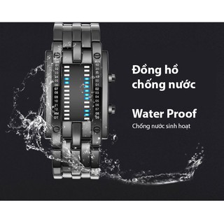 Đồng hồ điện tử dây thép thời trang Ironman - hàng nhập khẩu