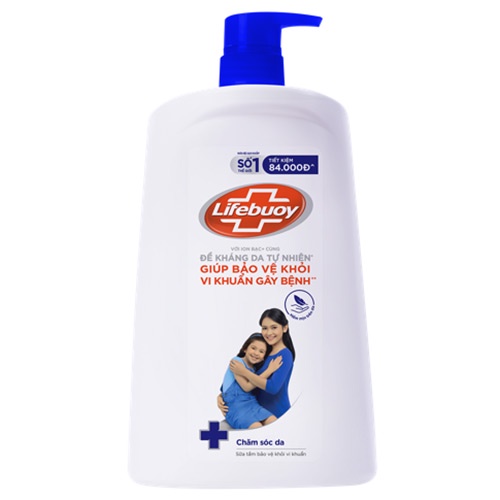 Sữa Tắm Lifebuoy Chăm Sóc Da chai 1,1kg