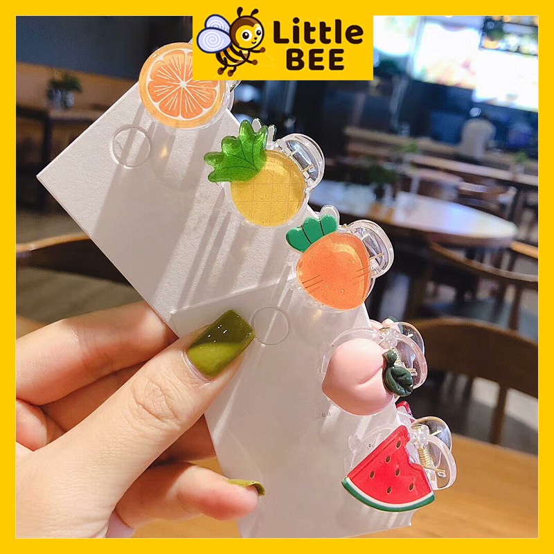 Kẹp tóc cho bé, cài tóc bé gái SWEET JUICE đáng yêu hình trái cây.