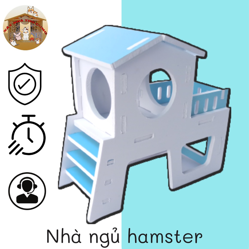 Nhà ngủ chuột mickey cho hamster kích thước 16x14.5x7cm - XNTC19