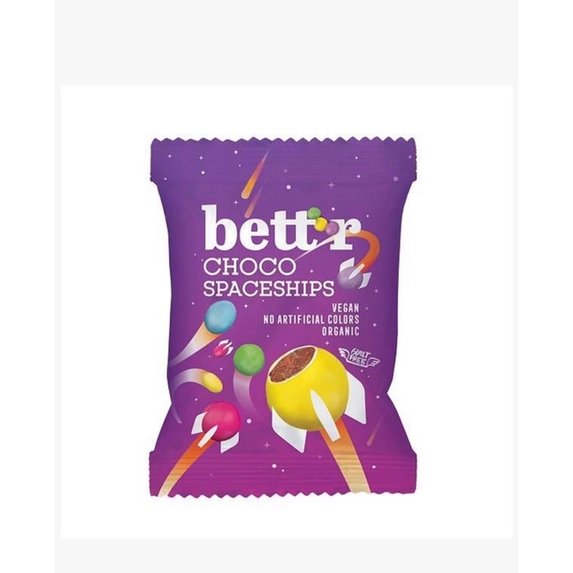 🍭Viên Kẹo Chocolate Hữu Cơ Bett’r sắc màu 70g