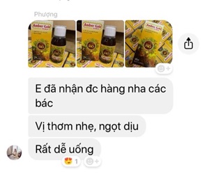 Tinh chất ho Amber Cầu bình an