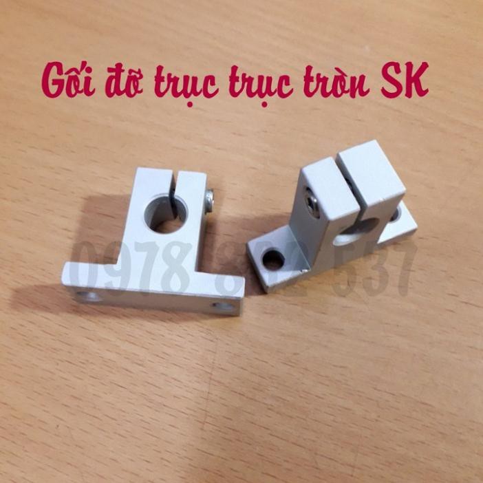 Gối đỡ trục trượt tròn SK-10, SK-12