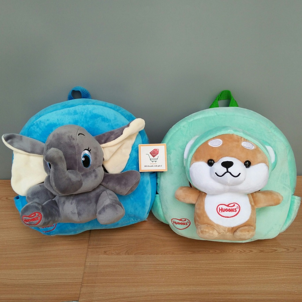 Balo thú bông cho bé mẫu giáo Huggies - Đồ khuyến mãi từ Huggies