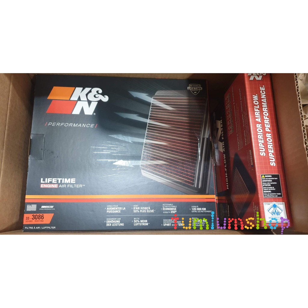 Lọc gió động cơ KN 33-3086 cho Ford Ranger Everest Raptor 2015-2023