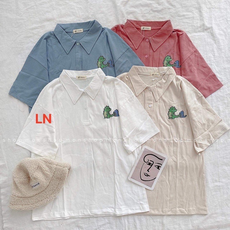 Áo polo khủng Long bám đuôi LN11