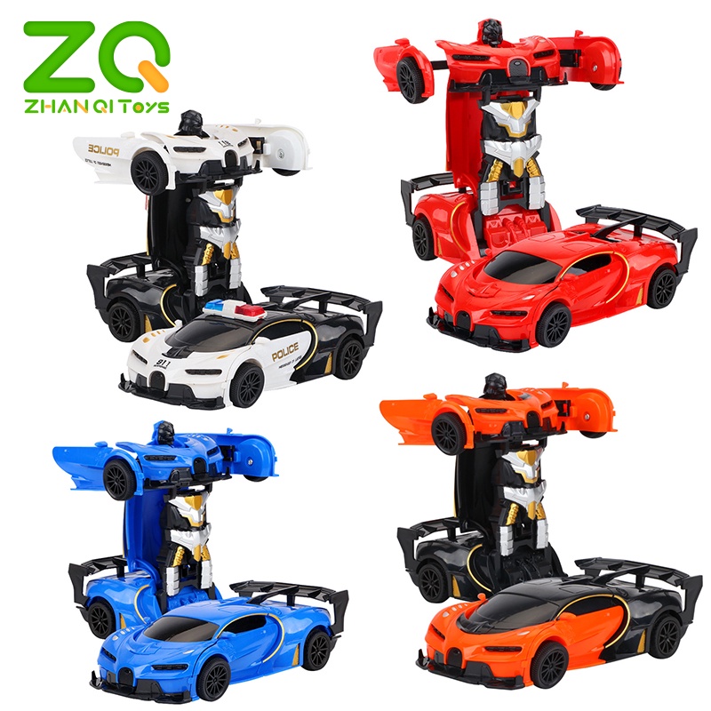 ZHANQI TOYS Mô Hình Xe Biến Hình Rô Bốt RC 1:22 Có Đèn LED Không Dây Và Phụ Kiện