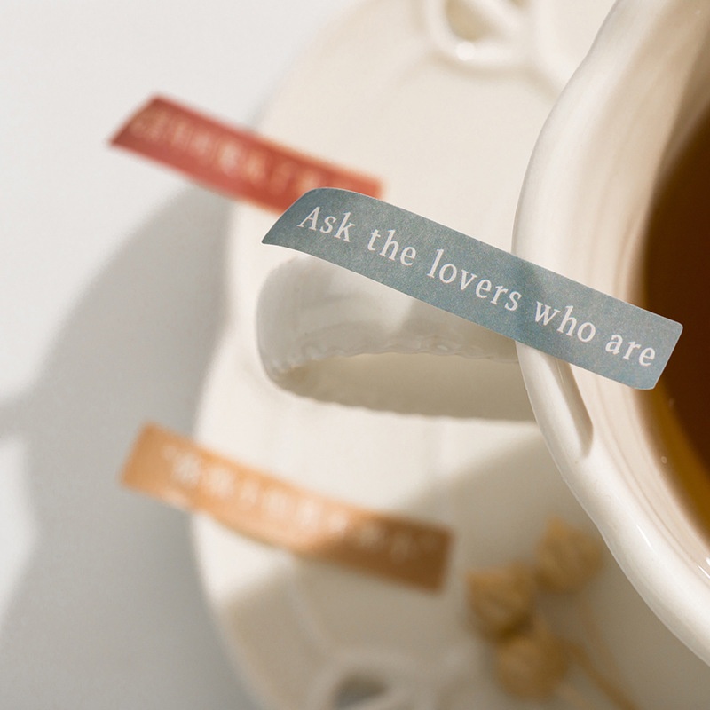 Set 3 tờ sticker dạng câu quote trang trí đa dụng