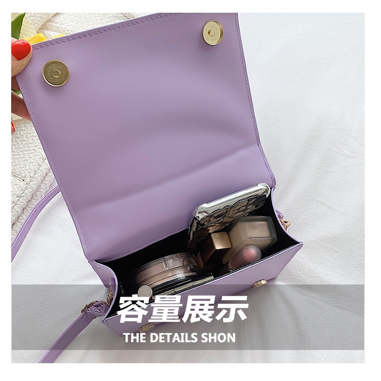 Túi Đeo Chéo Hình Vuông Nhỏ Màu Kẹo Kiểu Mới 2022 NB00107