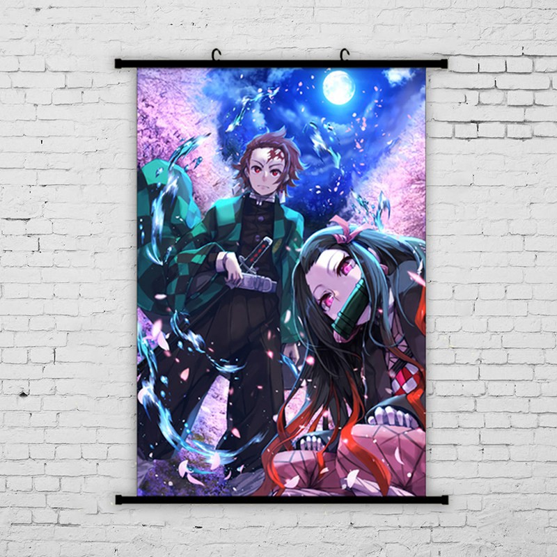 Áp phích Trang trí nội thất hình Anime xinh xắn