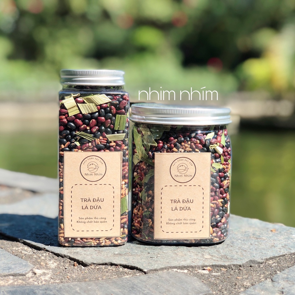 Trà Đậu Rang Lá Dứa Làm Thủ Công