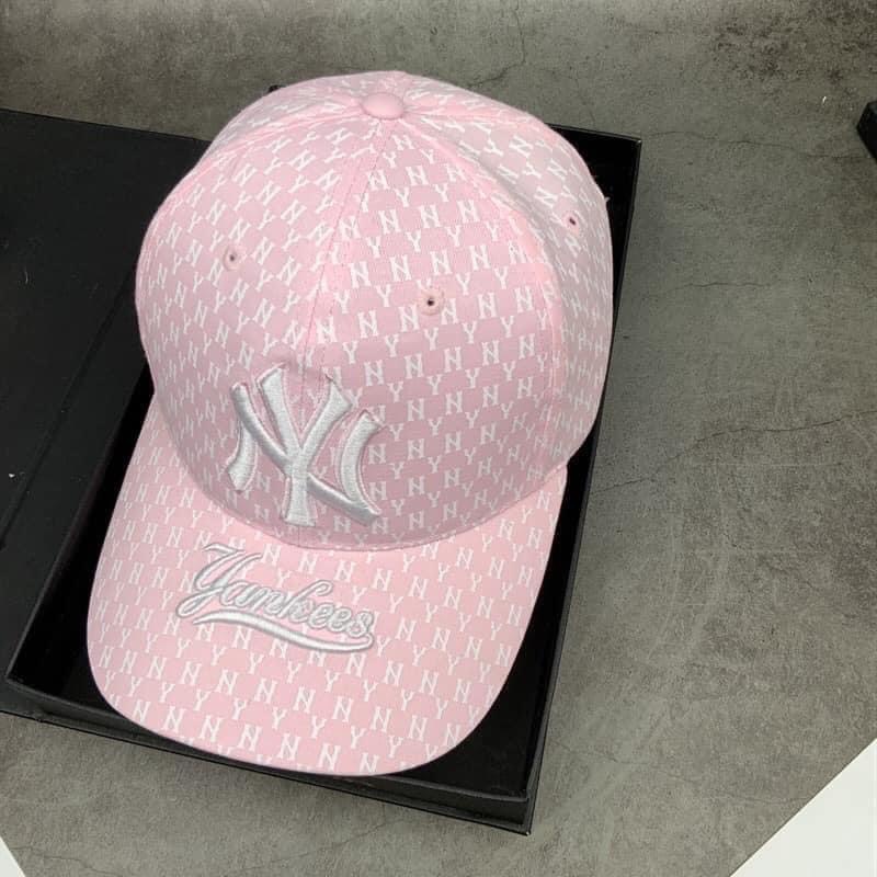 (HÀNG VNXK) Mũ lưỡi trai, nón kết nam nữ NY MLB phối lưới vải Kaki thời trang (Ảnh thật)