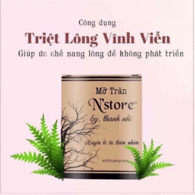 MỠ TRĂN N’STORE MỠ TRĂNG NGUYÊN CHẤT N’STORE by THANH NHI [Hàng chính hãng mẫu mới có hộp]