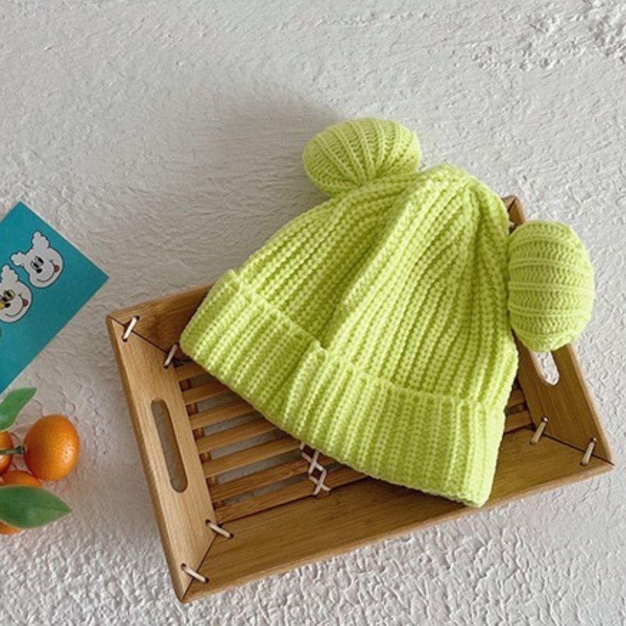 Mũ len beanie tai gấu cho bé - M077, phụ kiện thời trang thu đông 2022