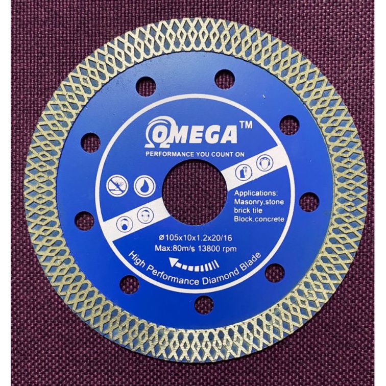 Lưỡi cắt đa năng Omega xanh 105*10*1. 2*20/16