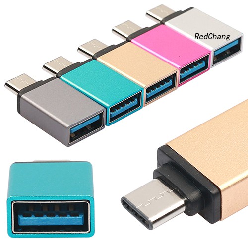 -SPQ- USB-C 3.1 Type C Male to USB Female Adapter Converter for Macbook 12inch