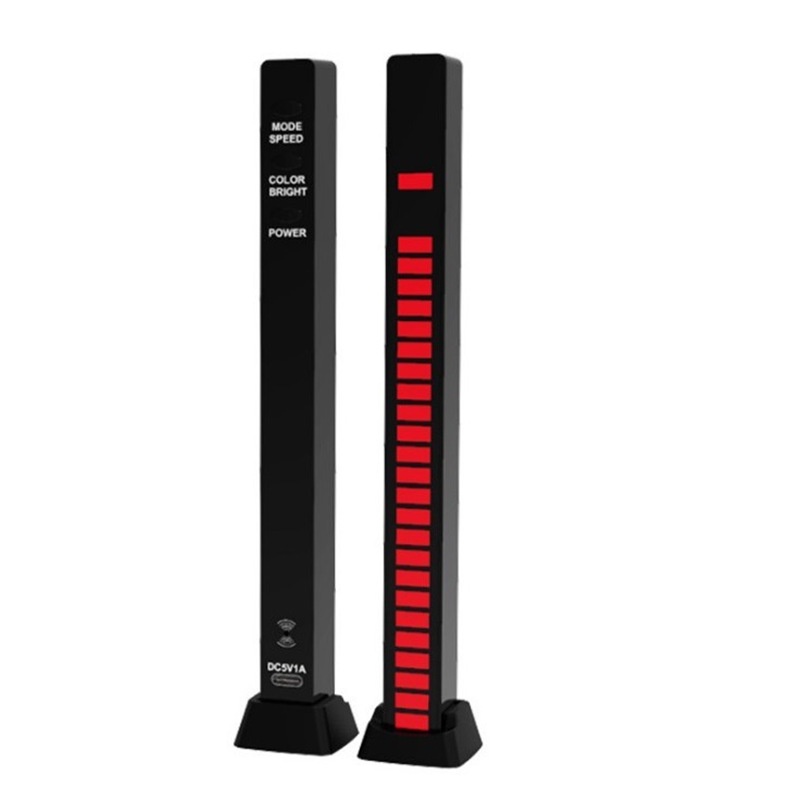 PVN34971 Thanh đèn Led tiktok RGB nháy theo nhạc, chỉnh màu qua điện thoại, có tích hợp pin và chân đế T2