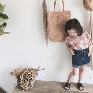 áo kẻ cộc tay