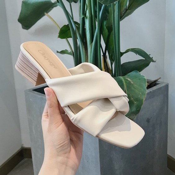 [ Mã 66CBSALE giảm 30K đơn 200K] Dép Xăng Đan Đế Bằng Ulzzang Thời Trang Dành Cho Nữ | BigBuy360 - bigbuy360.vn