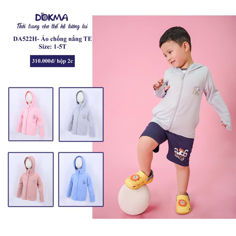 Áo chống nắng cho bé Dokma (1-5T)