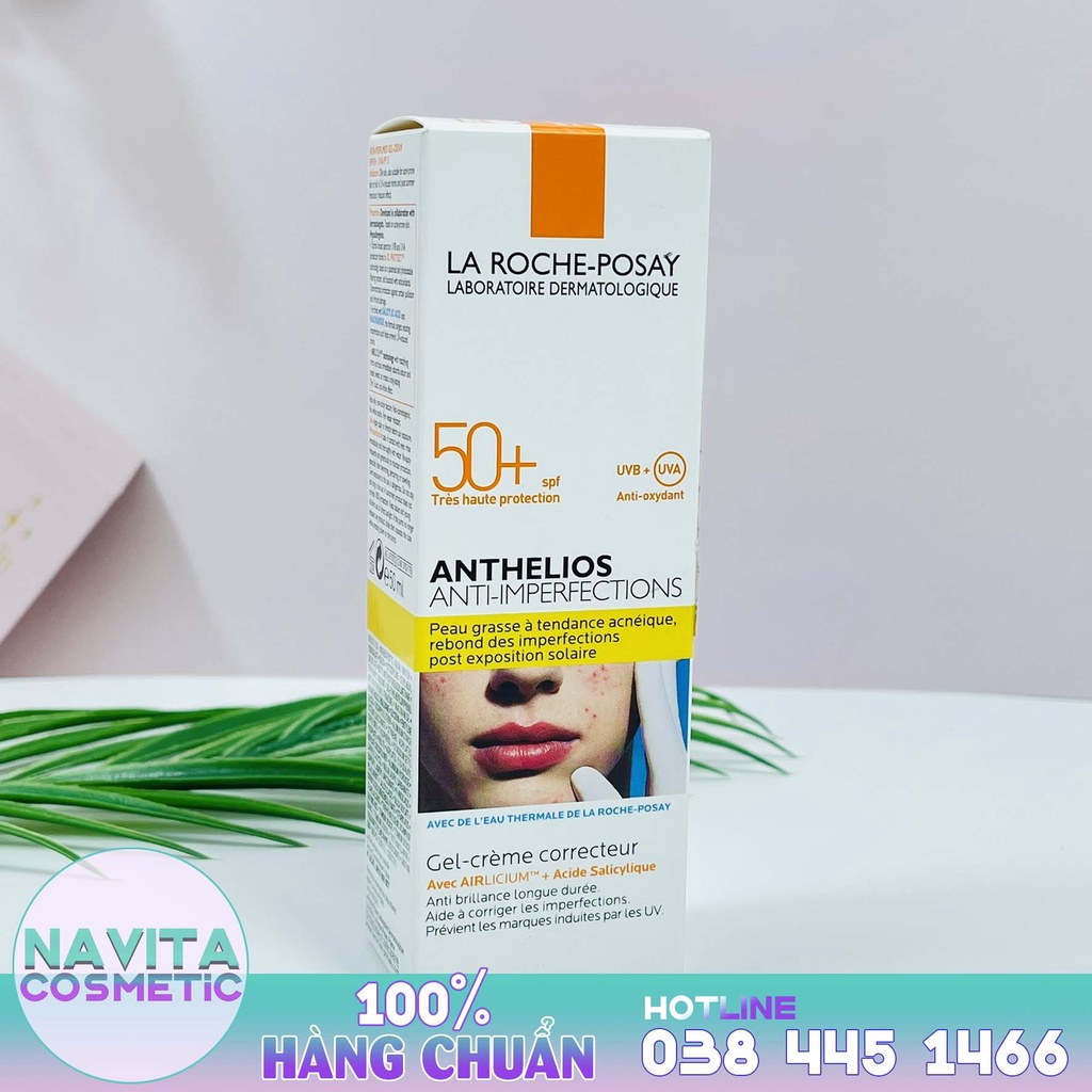 Kem Chống Nắng Cho Da Dễ Nổi Mụn La Roche-Posay Anthelios Anti-Imperfections SPF-50 50ml