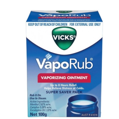 Dầu Bôi Ấm Ngực Giảm Ho Vicks VapoRub 100g