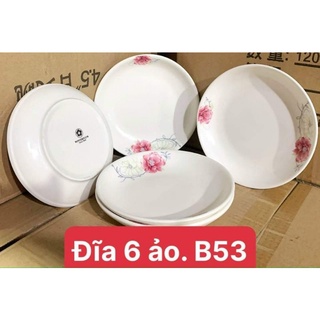 Đĩa sứ trắng trơn đủ size 15-25cm,đĩa bông 25cm