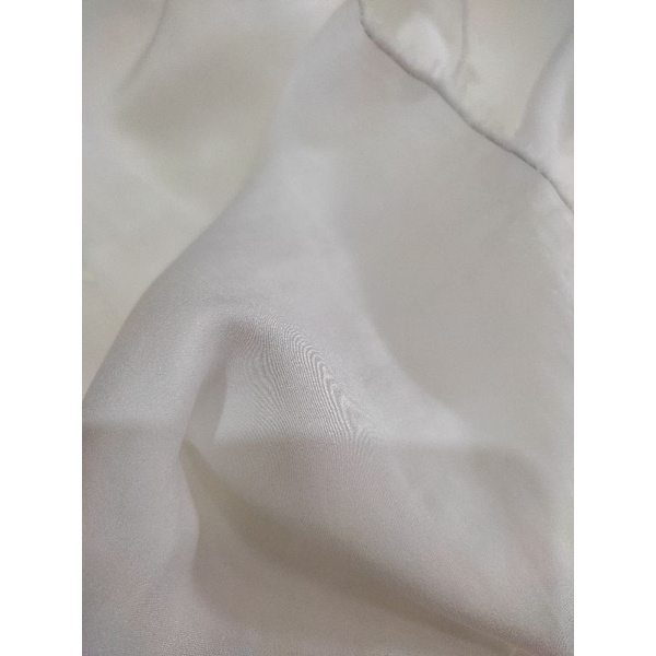 VẢI LỤA TẰM TRẮNG KEM MAY ÁO DÀI/ SƠMI/ÁO VÁY KIỂU