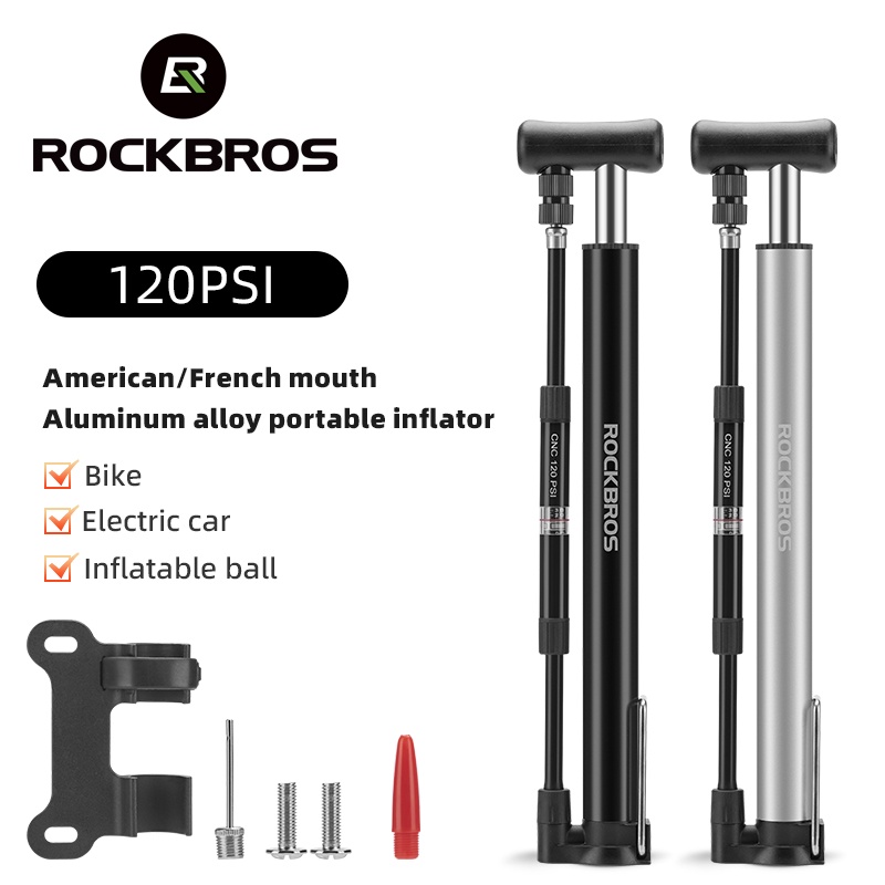 Rockbros Dụng Cụ Bơm Bánh Xe Áp Suất Cao Chuyên Dụng