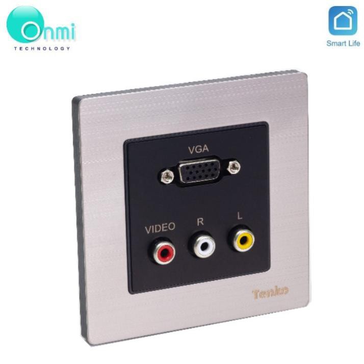 Bán sỉ - Ổ cắm âm tường cổng HDMI và VGA và Audio hàng Tenko - ONMI.VN chính hãng.