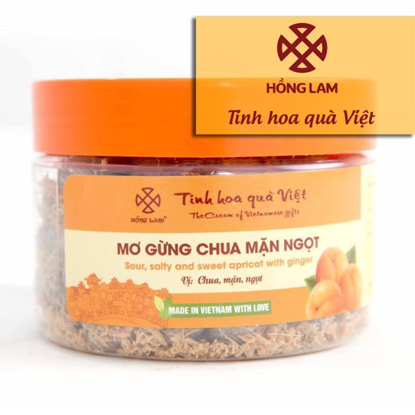 Ô MAI MƠ GỪNG CHUA MẶN NGỌT 200g