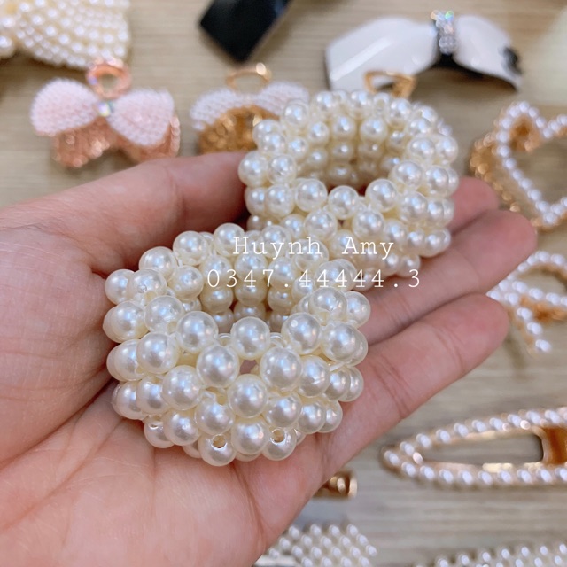 😘 Cột tóc hạt châu