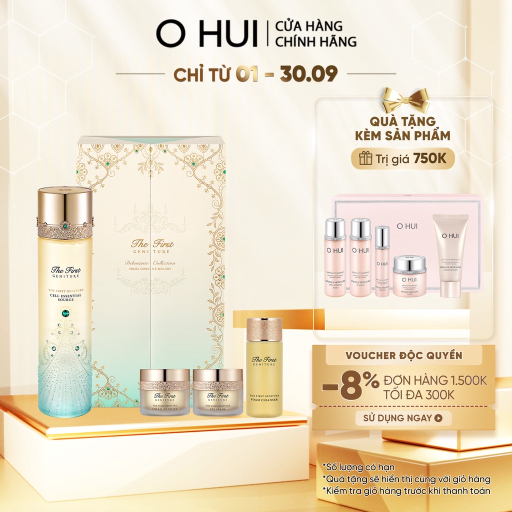 Bộ dưỡng tế bào mầm phiên bản đá quý OHUI The First Geniture Source