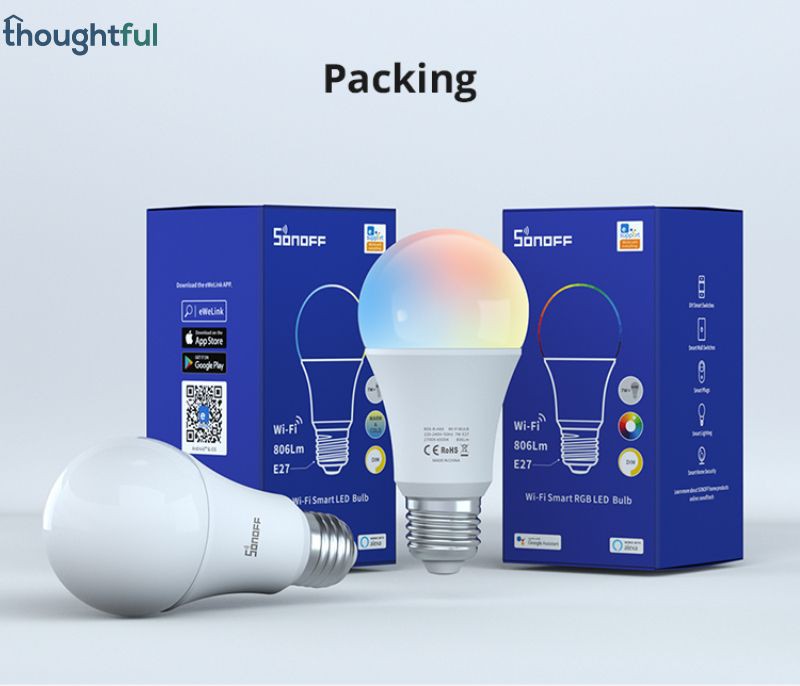 ♡ Bóng Đèn LED Thông Minh Sonoff B05-B-A60/ B02-B-A60 ☾Mặt Trăng | BigBuy360 - bigbuy360.vn