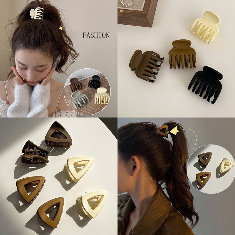 Kẹp Tóc Acrylic Thời Trang Hàn Quốc Đơn Giản Dành Cho Nữ