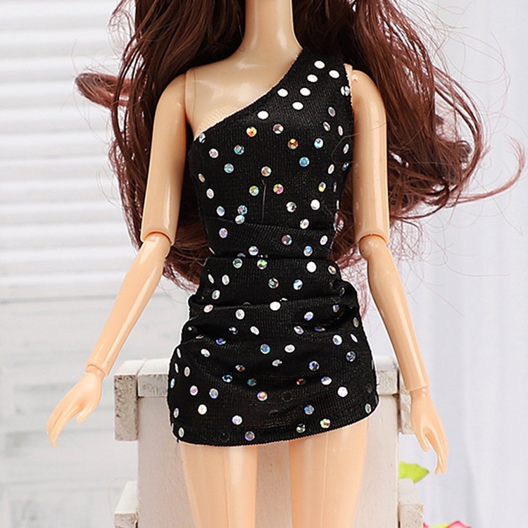 Trang phục áo đầm váy nhỏ nhiều kiểu dáng màu sắc cho búp bê BKD 30cm