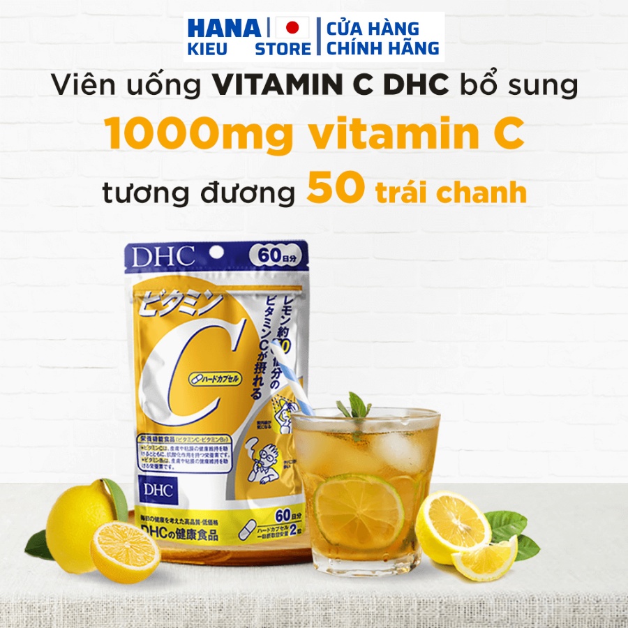 Viên Uống DHC Bổ Sung Vitamin C Nhật Bản 30 ngày và 60 ngày