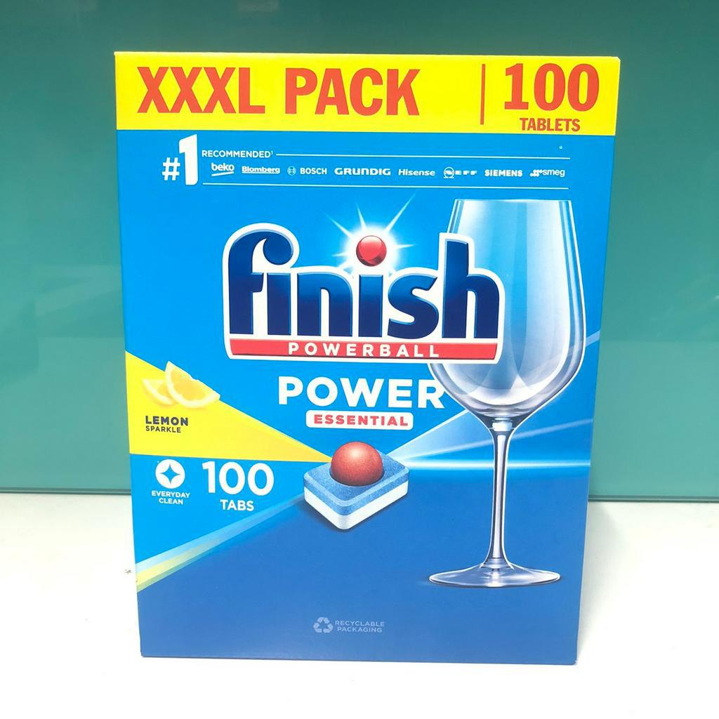 Viên rửa chén Finish Classic hương chanh/ không hương