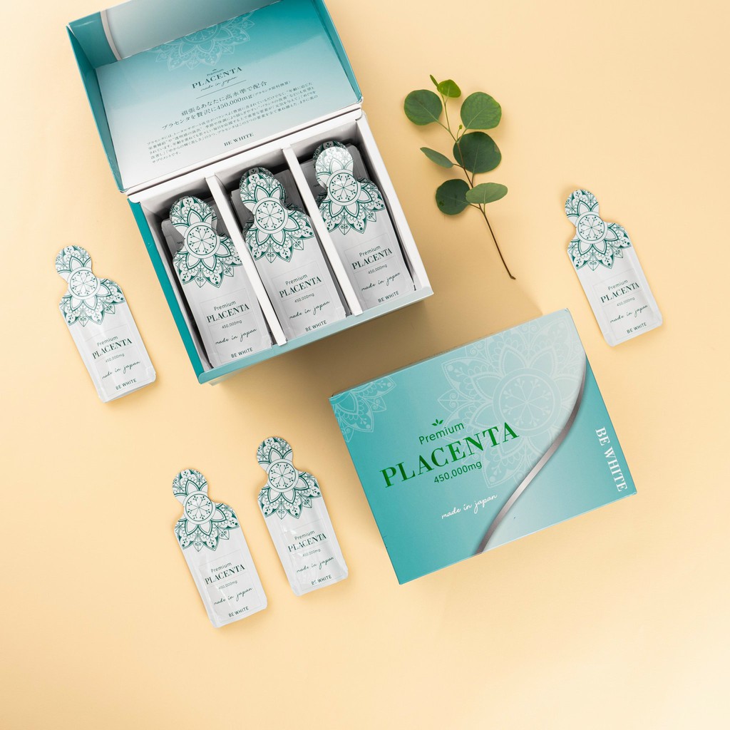 HỘP 30 GÓI NƯỚC NHAU THAI NGỰA ĐUA TỔ YẾN HOKKAIDO PREMIUM PLACENTA