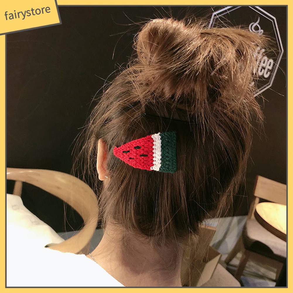 Kẹp Tóc Hình Trái Cây Dễ Thương Cho Nữ