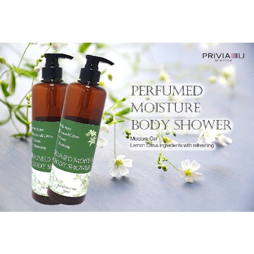 GEL TẮM TRẮNG DA - HƯƠNG NƯỚC HOA  PRIVIA PERFUMED MOISTURE BODY SHOWER GEL