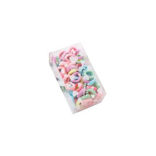 Hộp 100 Thun Cột Tóc 3cm Cho Bé Gái