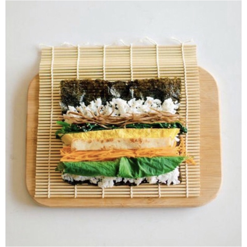 Mành tre cuộn cơm làm kimbap kích thước 24cmx24cm. Mành tre lót ly trà. Mành tre làm cơm cuộn.